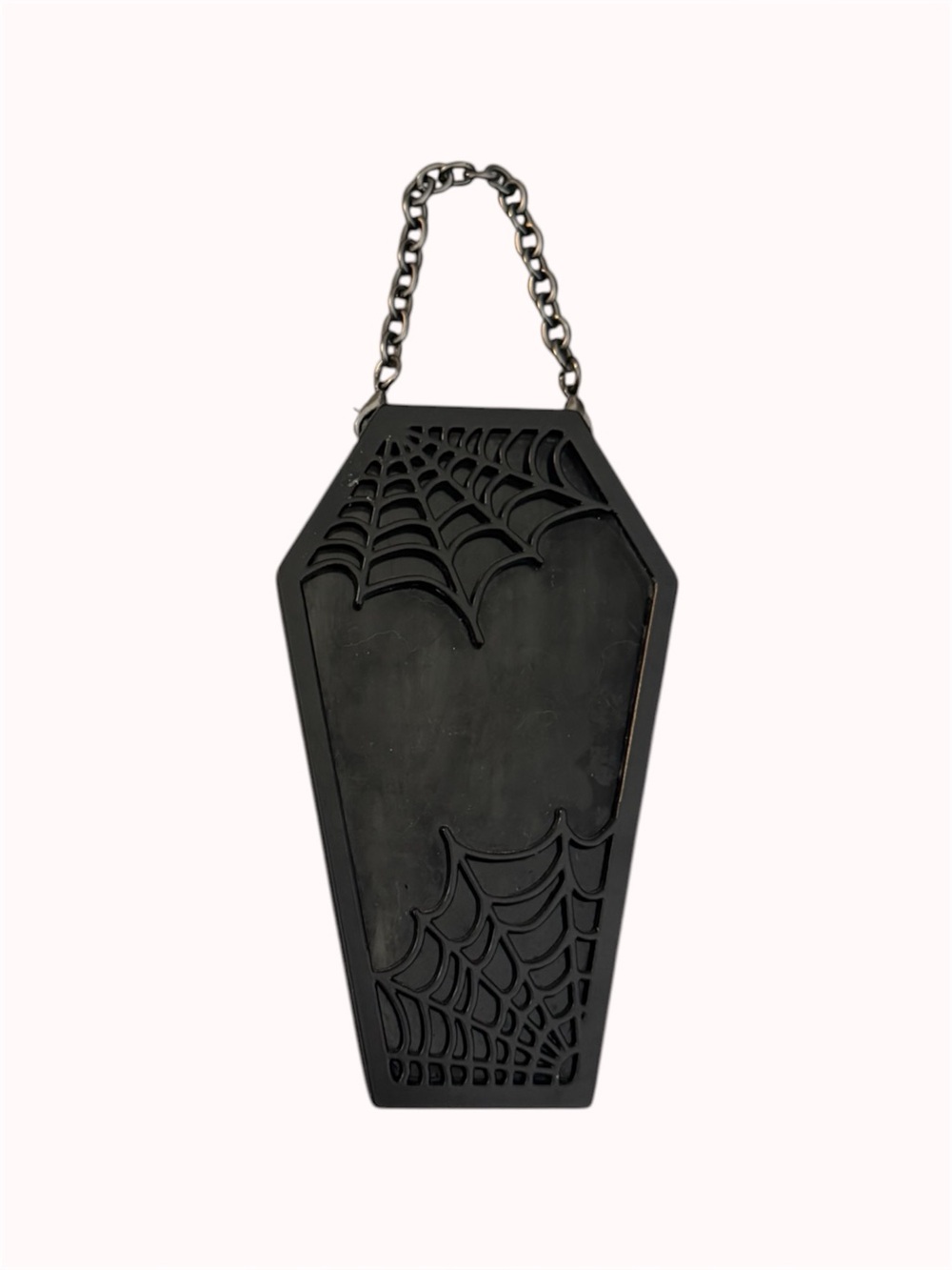 Spirit Halloween coffin suncatcher